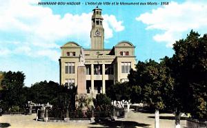 Hammam-Bou-Hadjar - Hotel de Ville et Monument - 1958